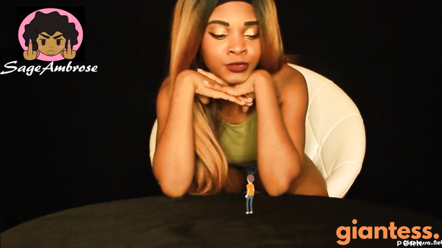 SageAmberose - Giantess Sage Shows No Mercy To Her Tiny Unsuspecting Foot Slave