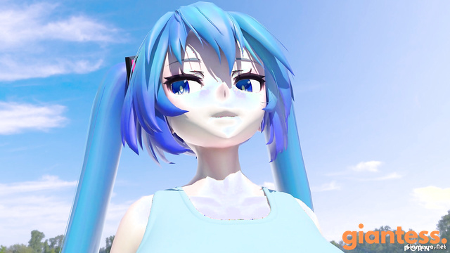 MMDSneakermeister - Blue Haired Giantess In Jeans Starts Ants Punishment Day Chapter 1