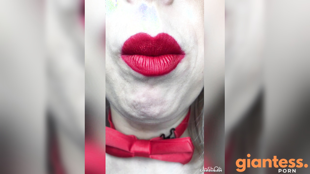 Giantessa789 - Big Plans For You In Giantess Mouth: Worship Of Red Lips While She Traps You