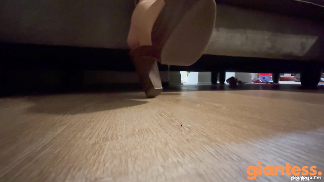 WorldUnseenFilms - Lyra Evening Alone In New High Heels: She Does Not See Tiny Micro People