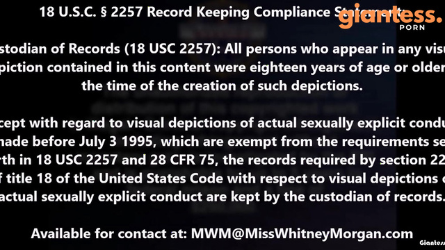 Miss Whitney Morgan - Stunning Summer Raez & Whitney Shrinking Their Stupid Photographer POV