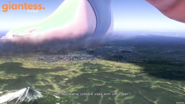 Huge And Mad Umi Enjoys Her New Smashing Thigh Escape City Game: Ruthless Destroying