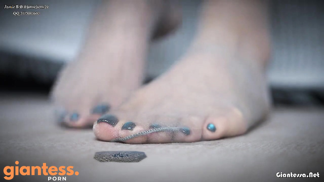 Jamie Feet - Mega Chinese Giantess In Nylons Steps On The Micro City Part 4