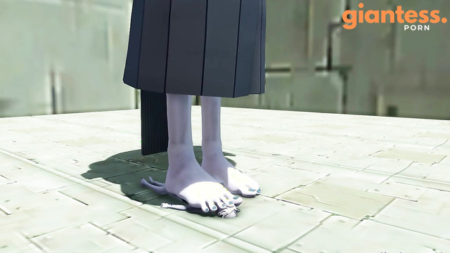 Mito Trample - Haku Brutal Stomping On Little Pale Elf Is Pure Giantess Domination