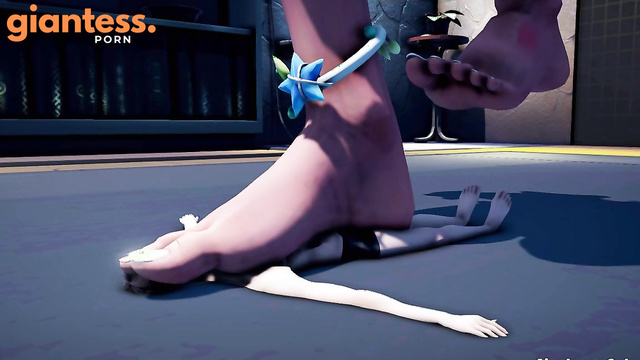 Mito Trample - Giantess Invisible Woman Trample Tiny Toes Worshiper Under Her Heavy Soles