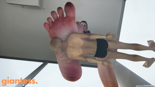 FoFe3D - Giantess Recruitment Process: Under Her Bare Sexy Feet For Total Obedience