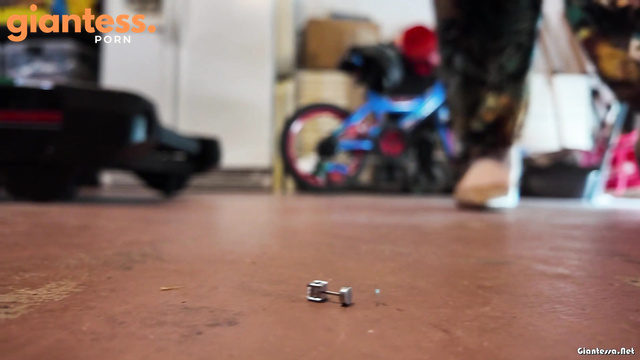 WorldUnseenFilms - Lost Earring In Garage: Micro Man Can't Escape Part 2