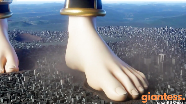 Dirty Soles Of Destruction: She Destroys The Urban Landscape Under Her Feet
