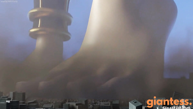 Dirty Soles Of Destruction: She Destroys The Urban Landscape Under Her Feet