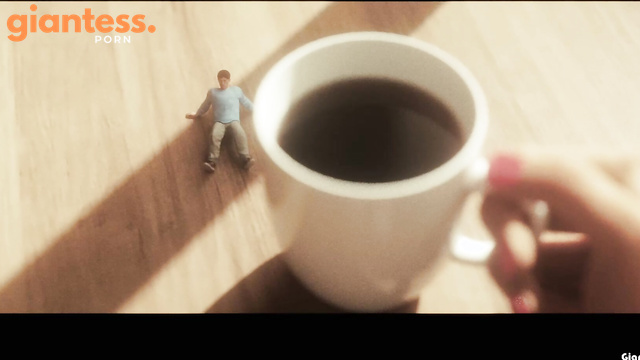 EleGTS - Morning Coffee In Company Of Tiny Man: He Absolutely Obsessed To Her Command