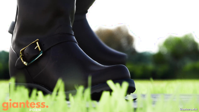 A Stroll In The Park: Slow Motion Destruction Of Micro People By Giant Boots