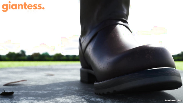 A Stroll In The Park: Slow Motion Destruction Of Micro People By Giant Boots