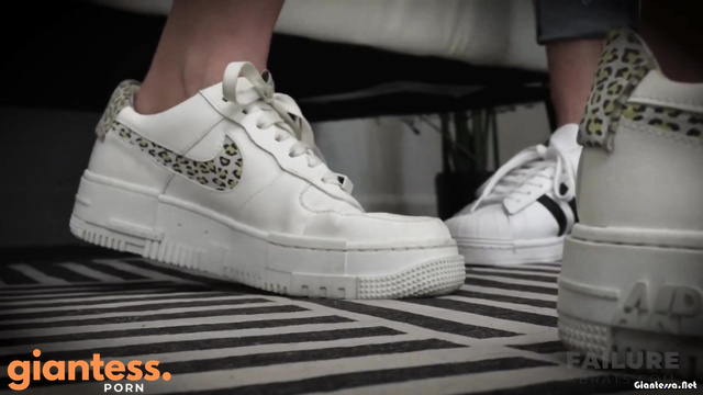 Bratty Foot Girls - The Little Foot Fetishist Failure With Giantess Babes Ama Rio And Onyx Kim
