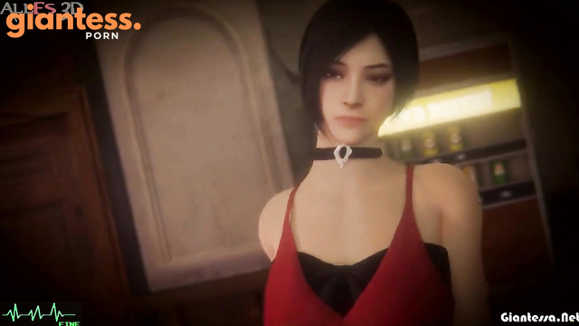 AllFs3D - Ada Wong Kissing Shrinking Foot Smother: A Stunning And Intense Experience