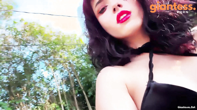 Enchantressbree - Impressive Giantess Haunting Outdoor For Her Little Prey