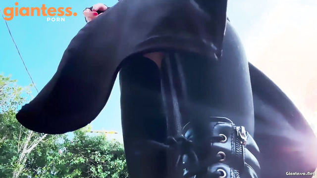 Enchantressbree - Impressive Giantess Haunting Outdoor For Her Little Prey