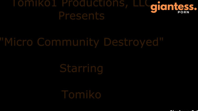 TOMIKO'S FOOT & TICKLE CLIPS - Micro Community Was Destroyed By Muscle Legs Of MILF