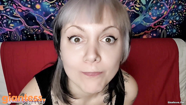 Lilly Munster - Compilation Of Three Hungry Giantess: Teasing And Swallow Tiny Man