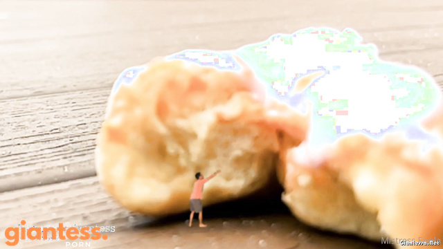 Rise Of The Giantess - Hungry Latina And Tasty Donut: Mistress Enola Fisher Eating Snack
