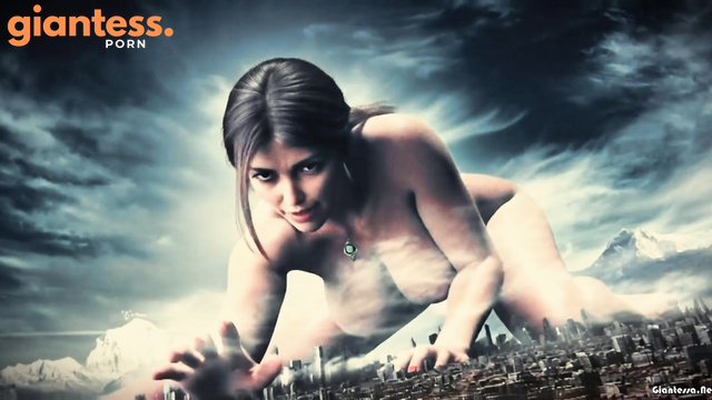 Giantess Tina Star Making Her Ritual In Middle Of The City: Don't Disturb Her Passion