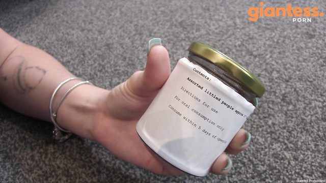 Giantess Productions - Naked And Perfect Babe Daisy Captured People In Jar