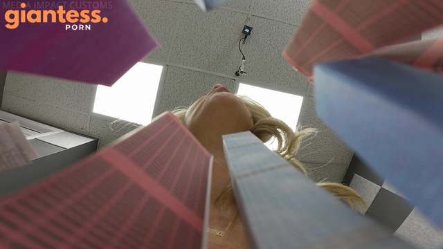 Media Impact Customs - Mega Giantess Goddess Dee Enjoys A Micro City Snack Break