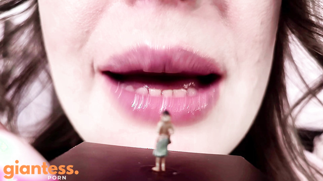 Giantess Goddess Alena - Who Tastes The Best: Magnificent Lips Teasing Tinys