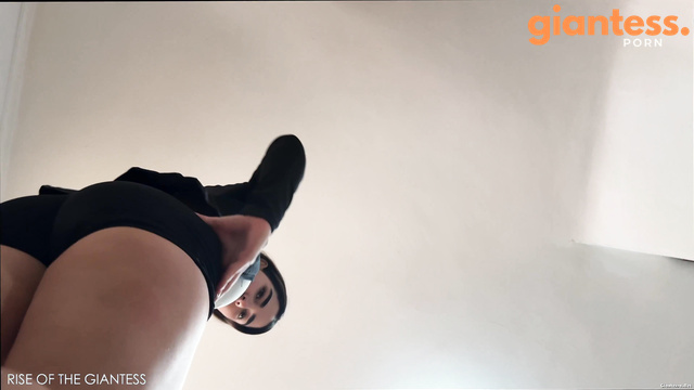 Rise of the Giantess - Tiny Man's Yoga Disaster With The Massive Giantess Gabriella