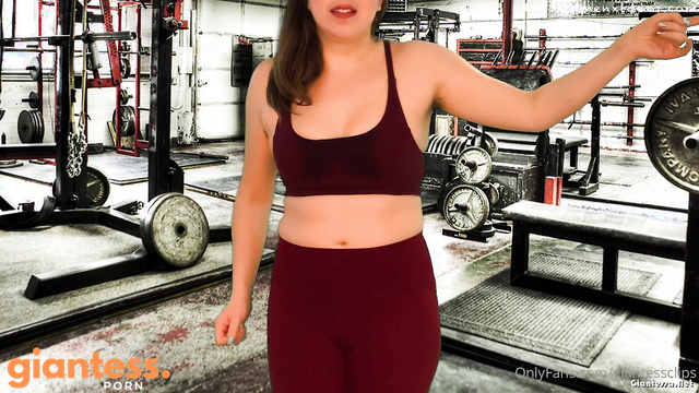 Larger Than Life - Gym Growth POV: Watching Goddess Freya Get Sweaty And Huge