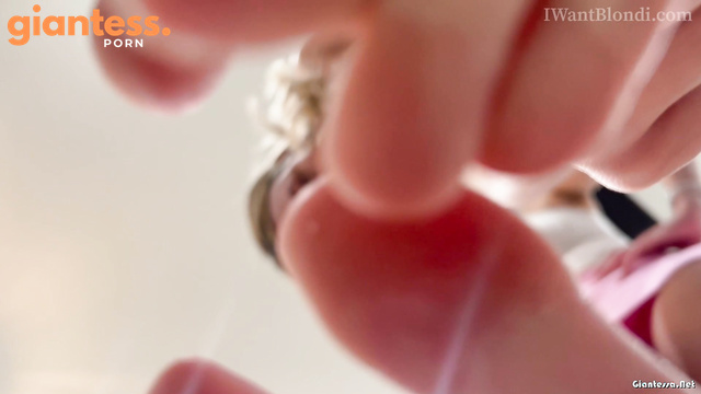 Tiny Fetishist Gets Face Stomped And Swallowed By Young Lesbian Giantess Duo