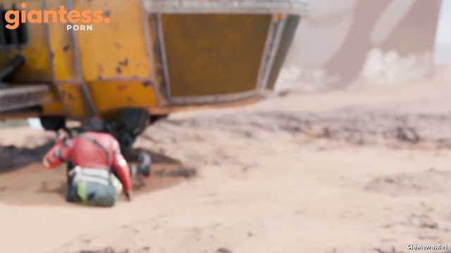 Giantess Desert Encounter: The Busty Visitor In Pink Latex And The Mini Girl Part 1
