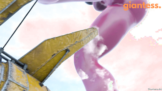 Giantess Desert Encounter: The Busty Visitor In Pink Latex And The Mini Girl Part 1