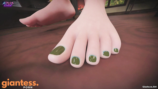 AllFs3D - Disney Mom Squished Her Aunt: A Bare Soles Stomping Display