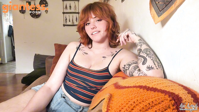 Abi Angel - The Girl Next Door Becomes Gassy Giantess: A Huge Booty Change