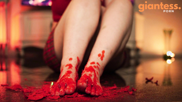 Valentine’s Day With Waxplay On Helpless Tiny Lovers Of Giantess Shye White