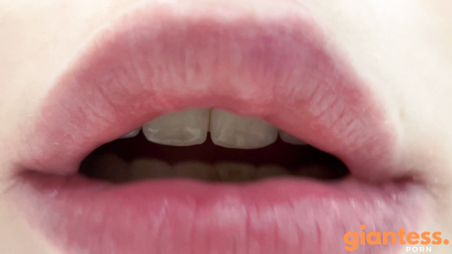 Shye White Giantess & Micro Stepbrother In Her Mouth: ASMR Saliva Session