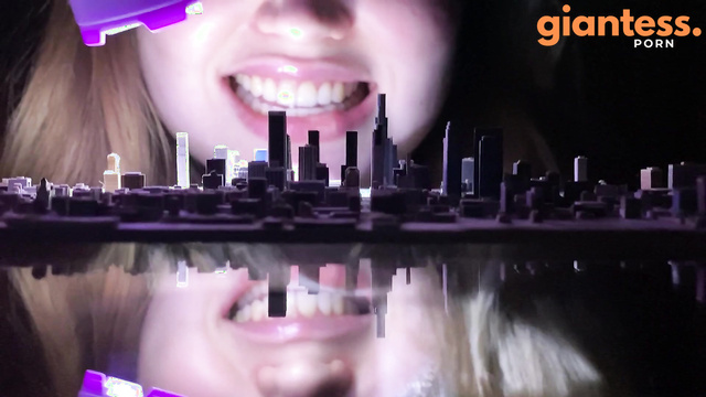 Giantess Shye White Eats Los Angeles, It's Over: A View From Inside Her Mouth