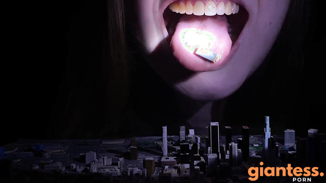 Giantess Shye White Eats Los Angeles, It's Over: A View From Inside Her Mouth