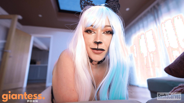 SashaCurves - Hottest Pawg Giantess Wants To Play A Cat And Mouse Game