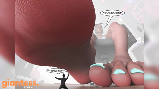 PowerDashC - The Break In: Tiny Spies Looking How Giant Couple Fucking
