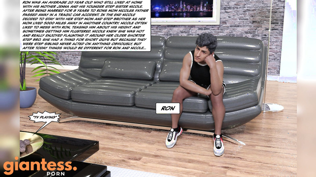 PowerDashC - Is That You Stepbrother: Giantess Blondie Finds A Tiny Man Inside Her Sneakers