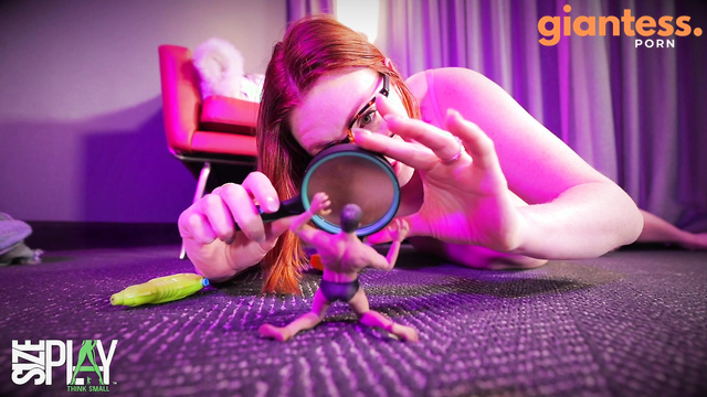 SIZEplay Productions - Redhead Kinky Giantess Starts Trampling All Over Her Helpless Student