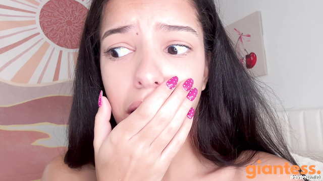 Unaware Giantess Babe Aria Nicole Vores My Pervy Spying Stepbro For Sweet Revenge