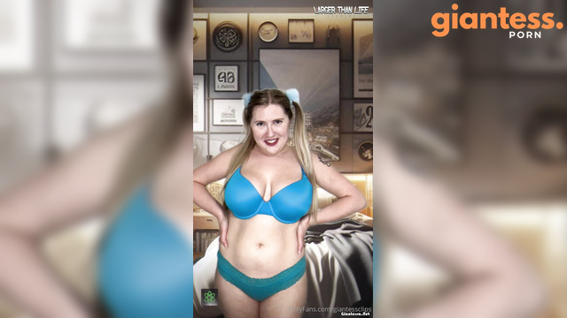 Larger Than Life - Incredible Growth: Lusty Stepsis Emma Explodes To A Large City Giantess Size