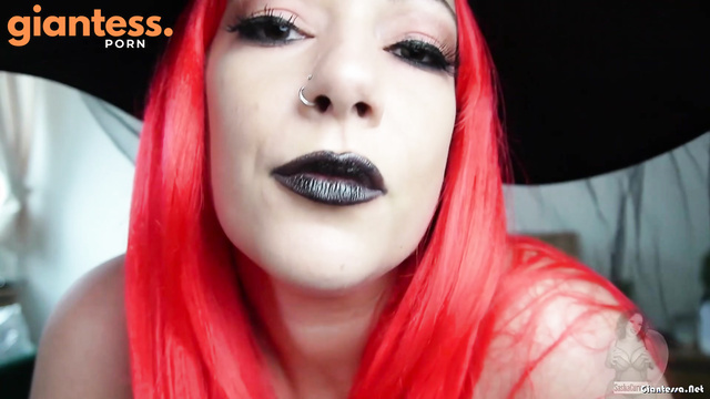 Sasha Curves - Trick Or Treat: Puffy Busty MILF Cosplay Naughty Black Witch Teases Her Tiny Boy