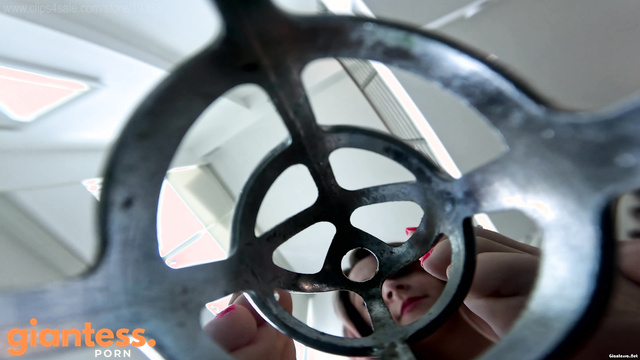 GSFCreator - Locked In Chastity Cage Tiny Foot Fetishist Jerks Off On Sexy Giantess Toes