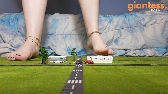 Media Impact Customs - Trailer Park Destruction By Thick Giantess And Her Strong Bare Legs