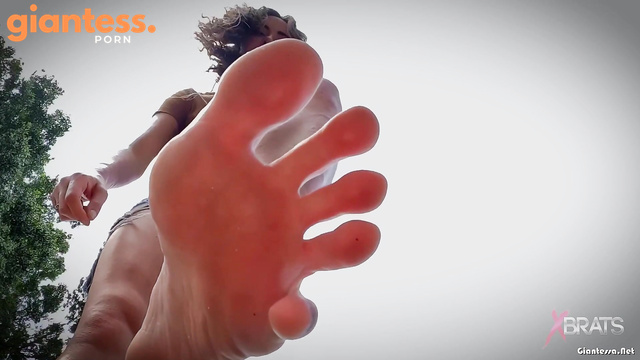 Bratty Foot Girls - Unexpected Growth Spurt Of Babe In Shorts Ama Rio As She Grows Huge