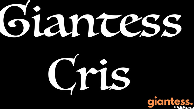 Rise Of The Giantess - Introducing Giantess Cris And Her Huge Soles Foot Domination On Tiny Man