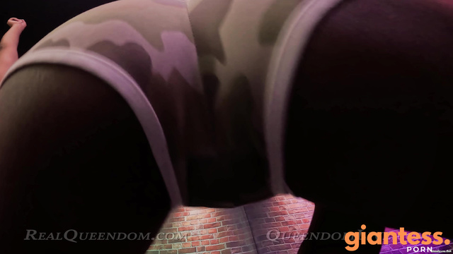 The Queendom - Tiny Panty Accessory: Paris Love And Kendra Allure Tease You By Big Asses